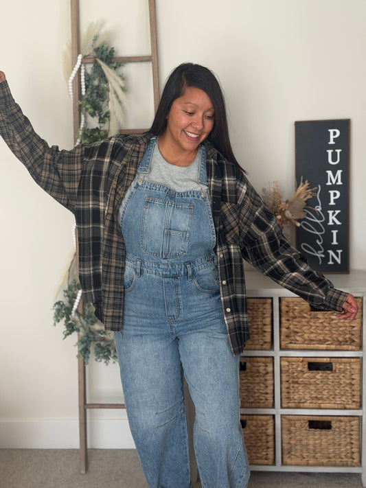 The Kambrie Plaid Flannel Shirt