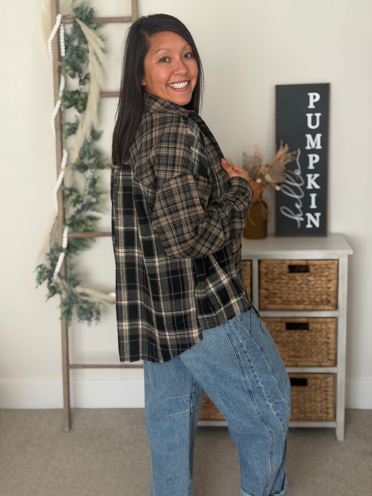 The Kambrie Plaid Flannel Shirt