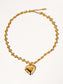 Bold Heart Statement Necklace