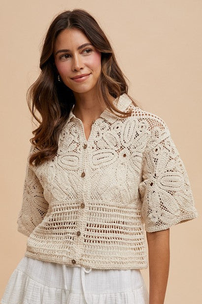 The Daisy Crochet Cardigan