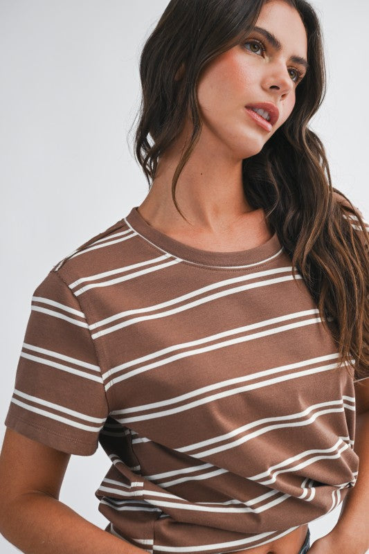 The Easy Days Stripe Tee