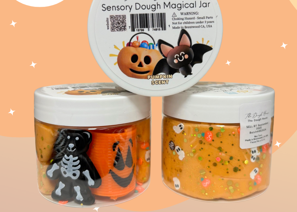 Halloween Magical Jars | Sensory Dough Set
