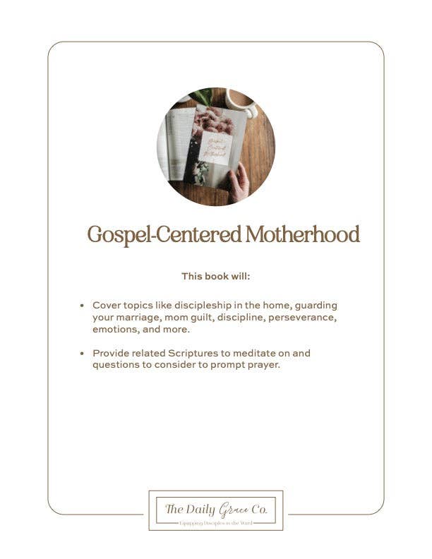 Gospel-Centered Motherhood 📖