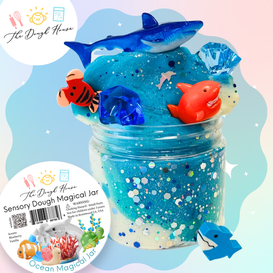 Ocean Magical Sensory Dough Jars