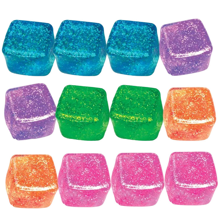 Sparkle Squishy Cube