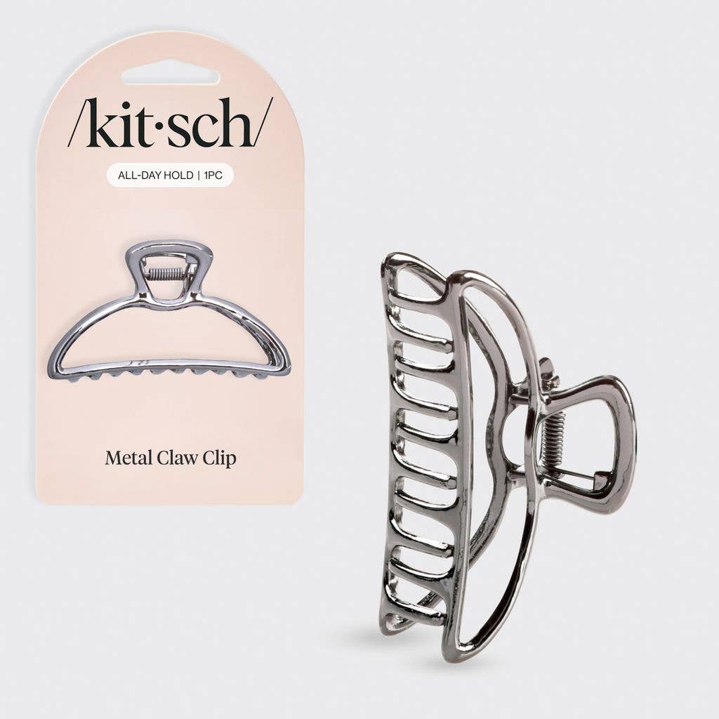 Hematite Luxe Claw Clip
