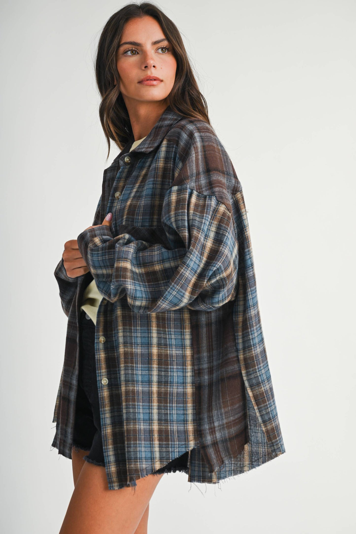 The Kambrie Plaid Flannel Shirt
