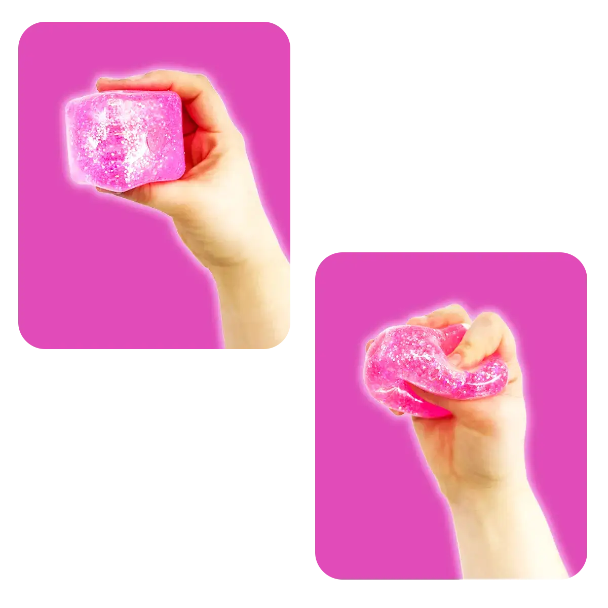Sparkle Squishy Cube