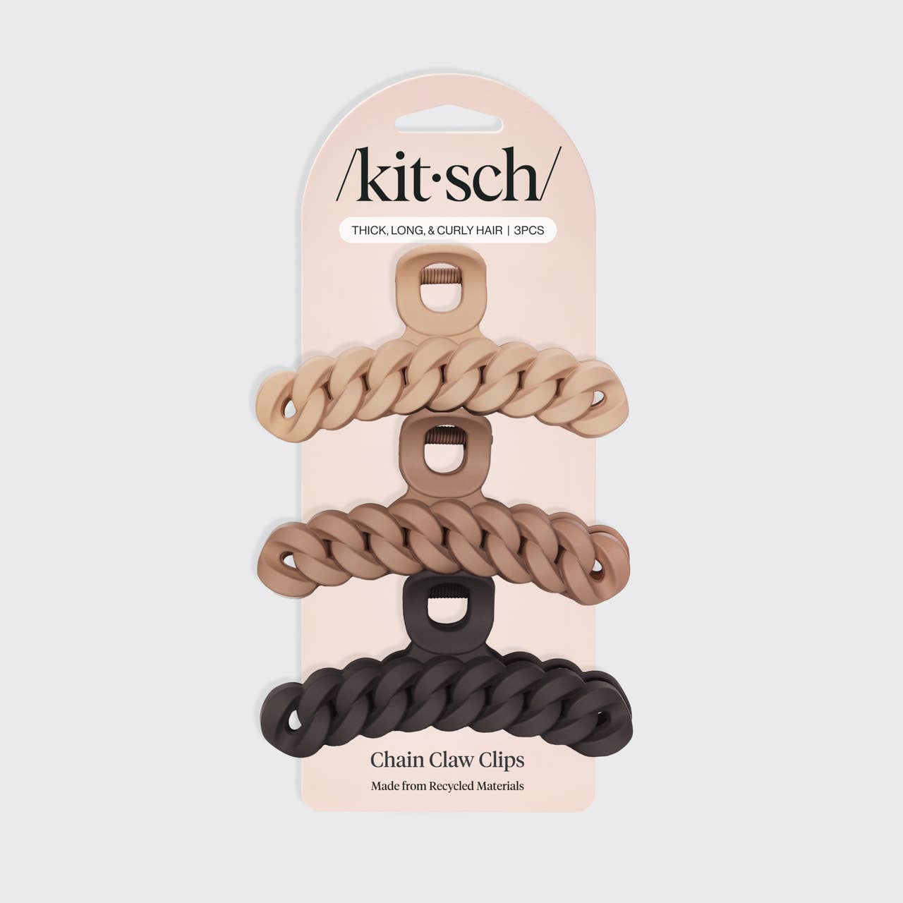 Neutral Chain Claw Clip Set
