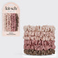 Terracotta Satin Scrunchie Set