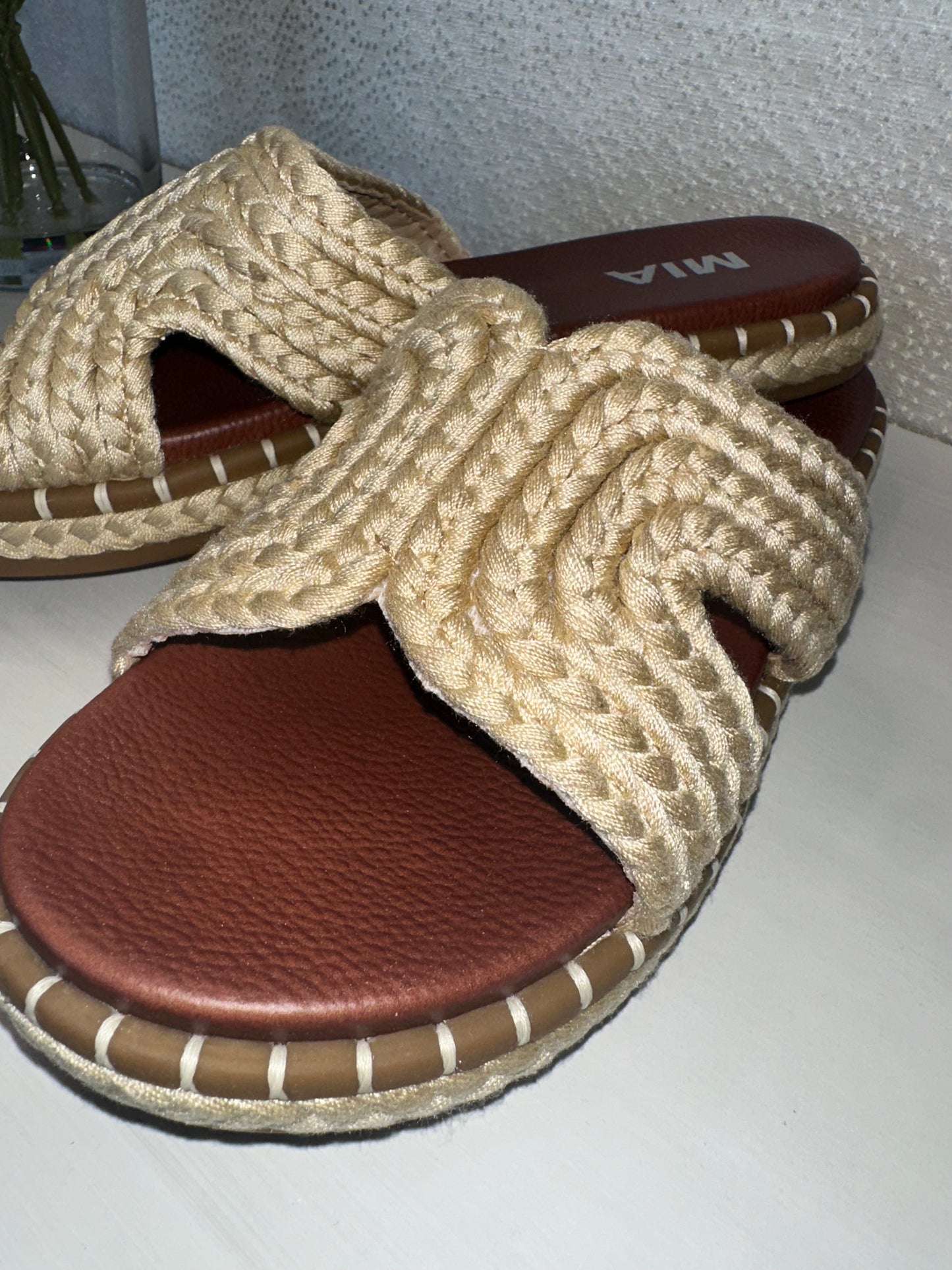 Sirah Woven Slide Sandal