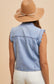 Sweet Scallop Love Denim Vest