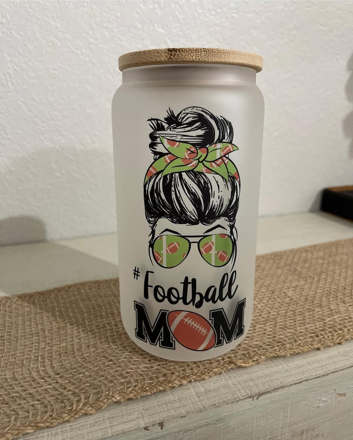 Frosted Glass Can (16oz)