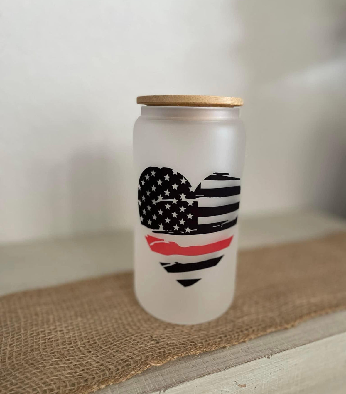 Frosted Glass Can (16oz)