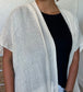 Sequin Frayed Kimono