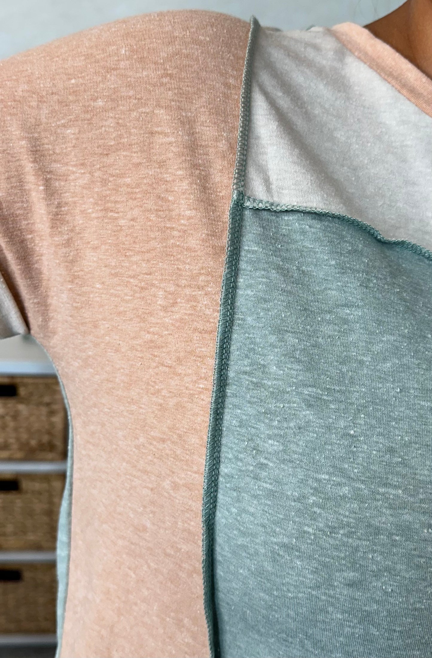 Savana Triblend Colorblock Top
