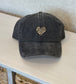 Leopard Heart Vintage Baseball Cap