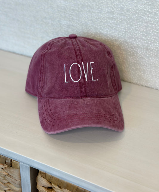 LOVE Vintage Baseball Cap
