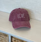 LOVE Vintage Baseball Cap
