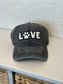 LOVE Paw Print Vintage Baseball Cap