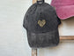 Leopard Heart Vintage Baseball Cap