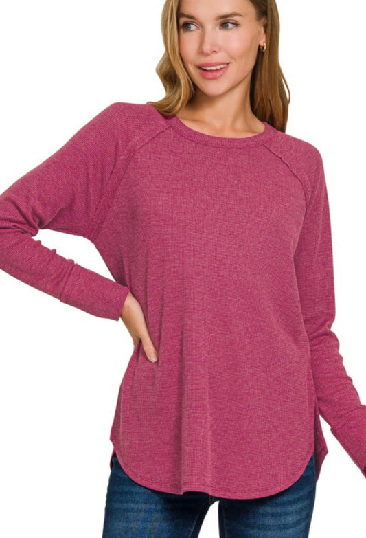 Cabernet Crush Long Sleeve Top