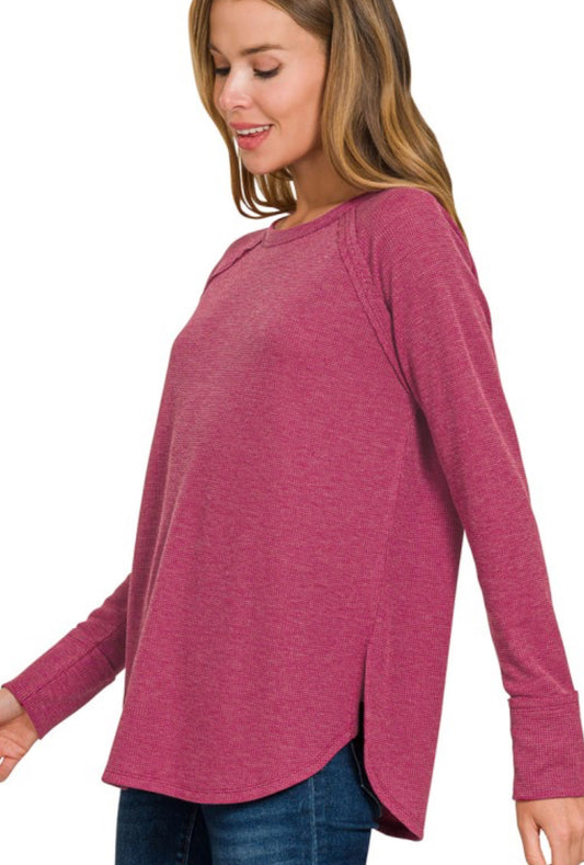 Cabernet Crush Long Sleeve Top