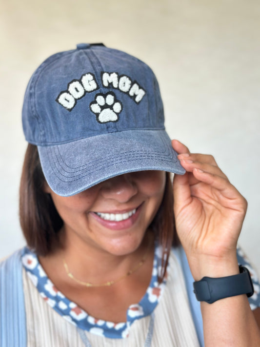 Dog Mom Vintage Baseball Cap