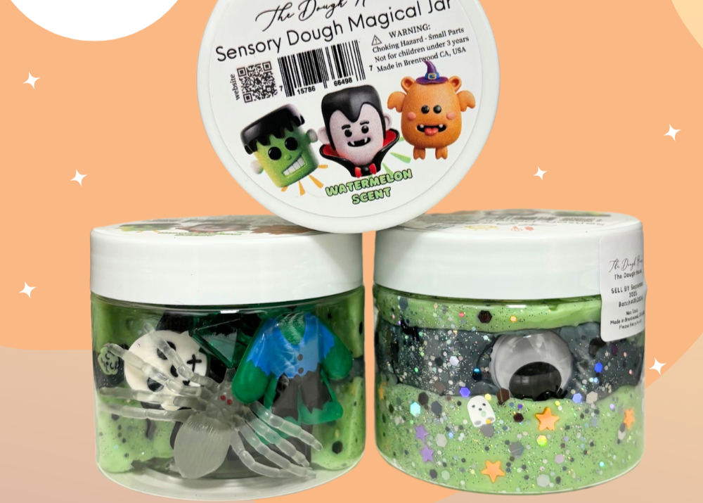 Halloween Magical Jars | Sensory Dough Set