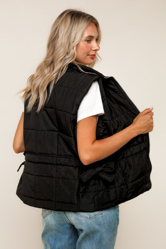 Quilted in Love Puffer Vest