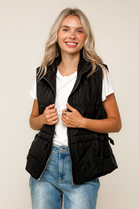 Quilted in Love Puffer Vest