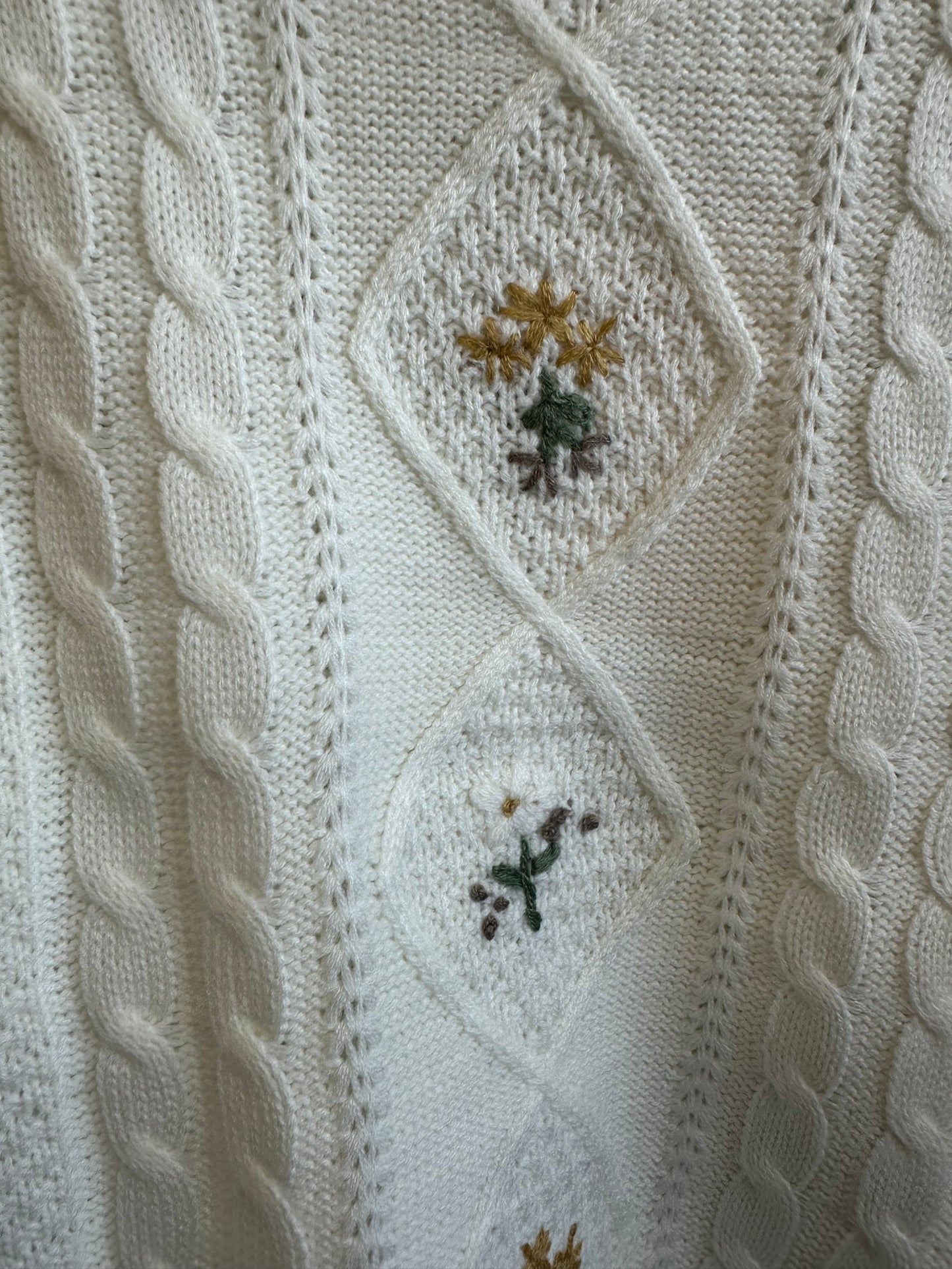 Blossom & Braided Sweater