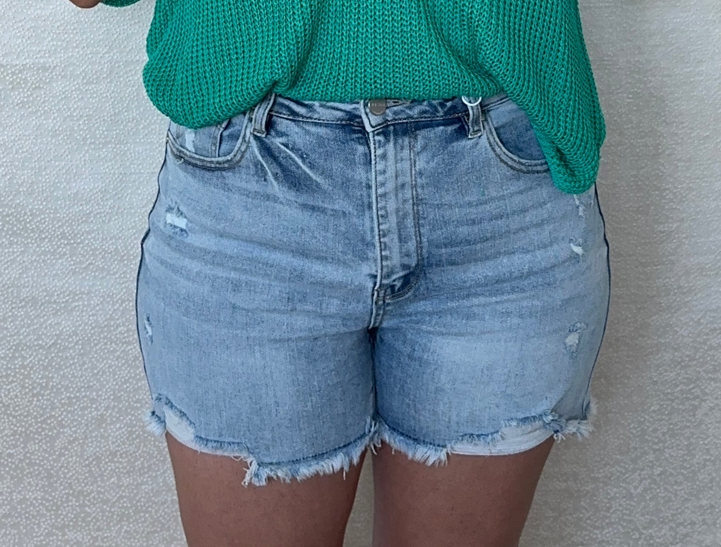 High Rise Light Shorts