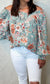 Off The Shoulder Floral Print Woven Top