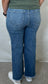 High Rise Crop Straight Jeans