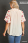 Embroidered High Neck Top
