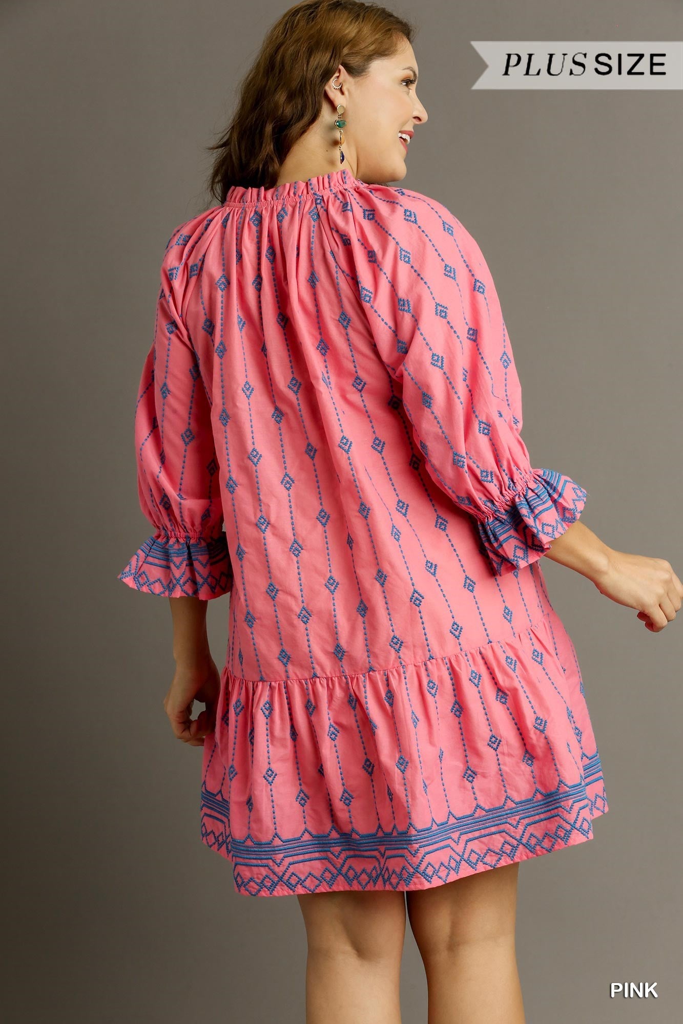 Tulum Breeze Embroidered Tiered Dress