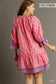 Tulum Breeze Embroidered Tiered Dress