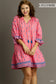 Tulum Breeze Embroidered Tiered Dress
