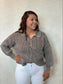 Washed Collared Henley Sweater